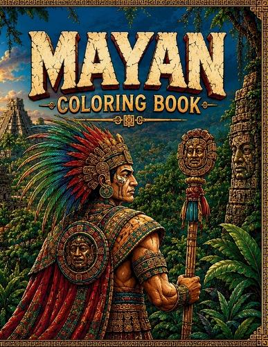 Mayan Art Coloring Book