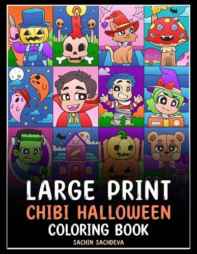 Large Print Chibi Halloween