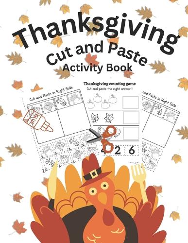 Thanksgiving Cut and Paste Activity Book