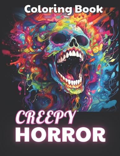 Creepy Horror Coloring Book for Adults