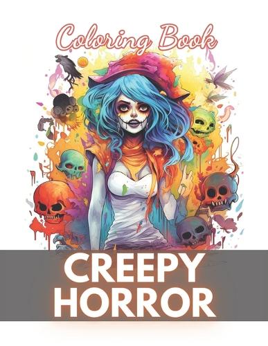 Creepy Horror Coloring Book for Adults