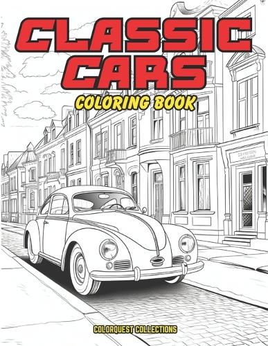 Classic Cars Coloring Book