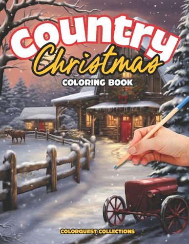 Country Christmas Coloring Book