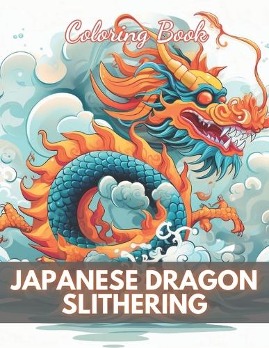 Japanese Dragon Slithering Coloring Book