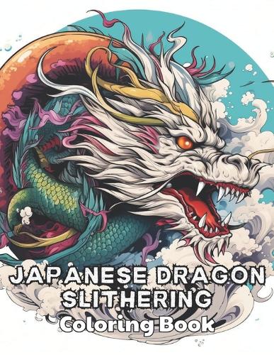 Japanese Dragon Slithering Coloring Book