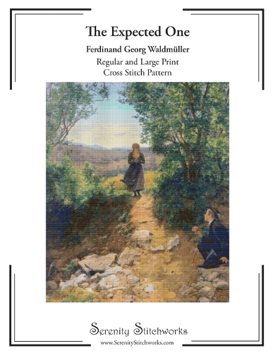 The Expected One Cross Stitch Pattern - Ferdinand Georg Waldmüller