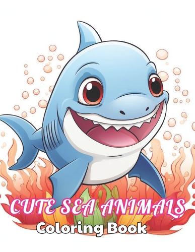 Cute Sea Animals Coloring Book for Kids