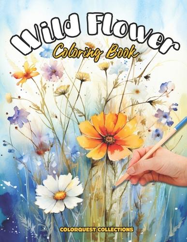 Wild Flower Coloring Book