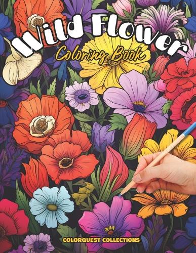 Wild Flower Coloring Book