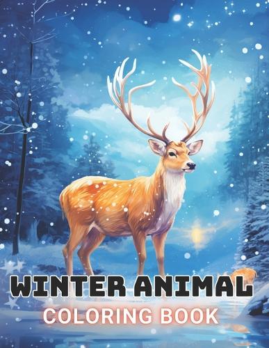 Winter Animal Coloring Book for Adults