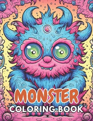 Monster Coloring Book for Adults