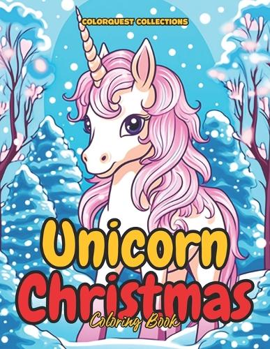 Unicorn Christmas Coloring Book