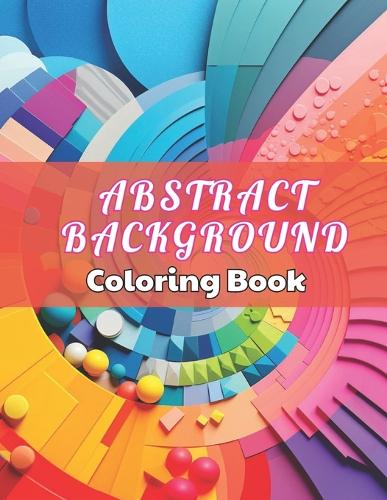 Abstract Background Coloring Book for Adults