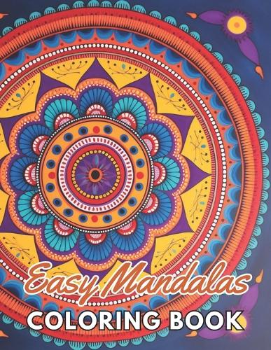 Easy Mandalas Coloring Book