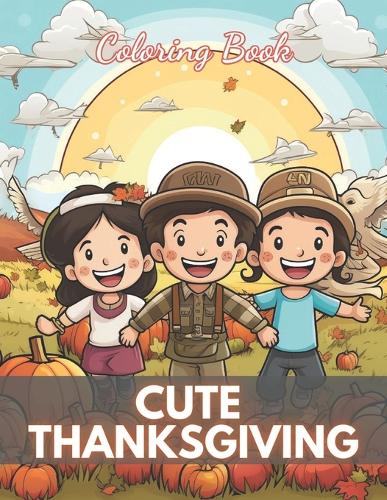 Cute Thanksgiving Coloring Book For Kids