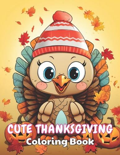 Cute Thanksgiving Coloring Book For Kids