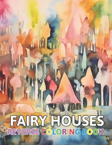 Fairy Houses Reverse Coloring Book