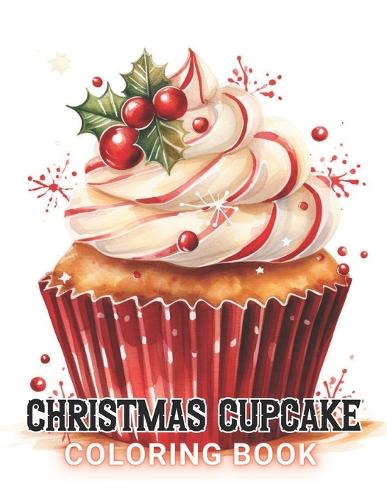 Christmas Cupcake Coloring Book