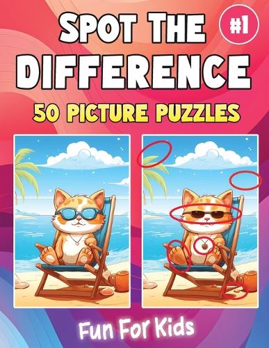 Spot the Difference Book for Kids Ages 6-10, Volume 1
