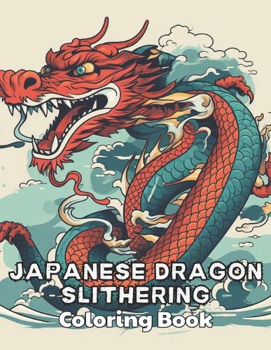 Japanese Dragon Slithering Coloring Book
