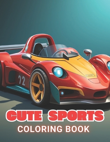 Cute Little Sports Car Coloring Book