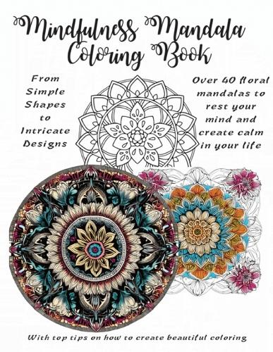 Mindfulness Floral Mandala Coloring Book