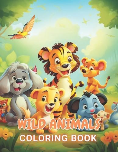 Wild Animals Coloring Book for Kids