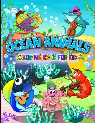 Ocean Animals Coloring Book for kids