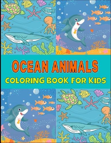 Ocean Animals Coloring Book for kids