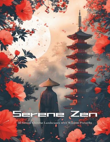 Serene Zen; 50 Serene Chinese Landscapes with Wisdom Proverbs [8.5x11]