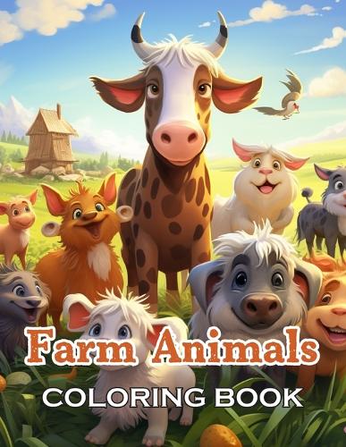 Farm Animals Coloring Book for Kids
