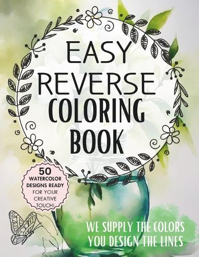 Easy Reverse coloring book