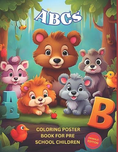 ABCs ANIMAL COLORING POSTER BOOK