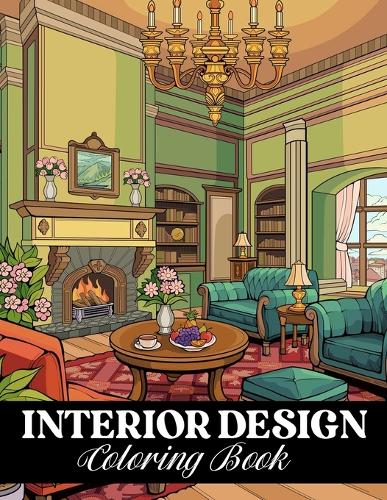 Interior Design Coloring Book