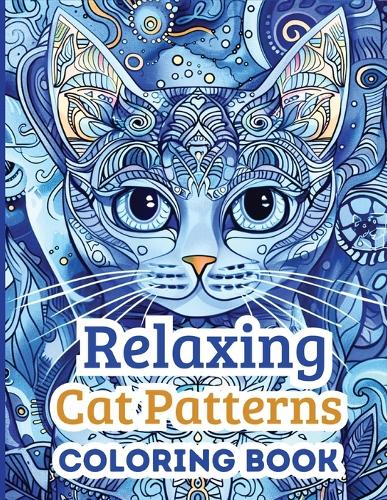 Relaxing Cat Patterns Coloring Book