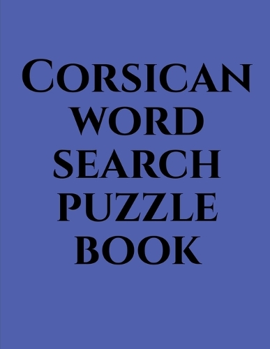 Corsican word search puzzle book