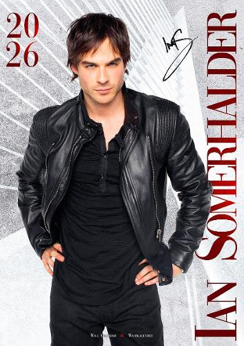 Ian Somerhalder 2026 Calendar - Vampire Diaries Calendrier - Calendario