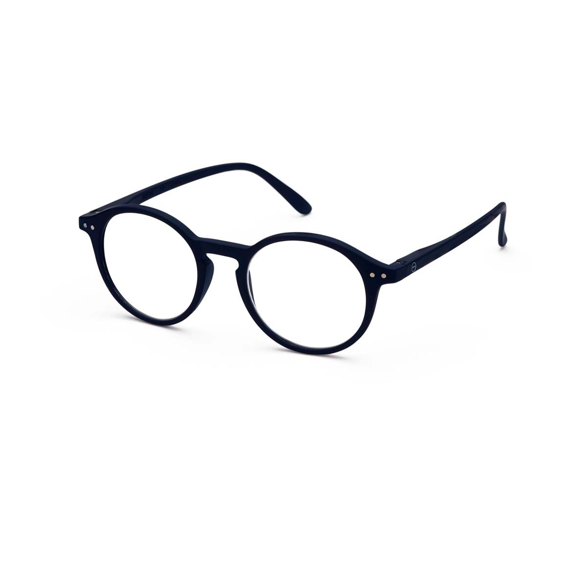 +2.00 Navy Circular Reading Glasses