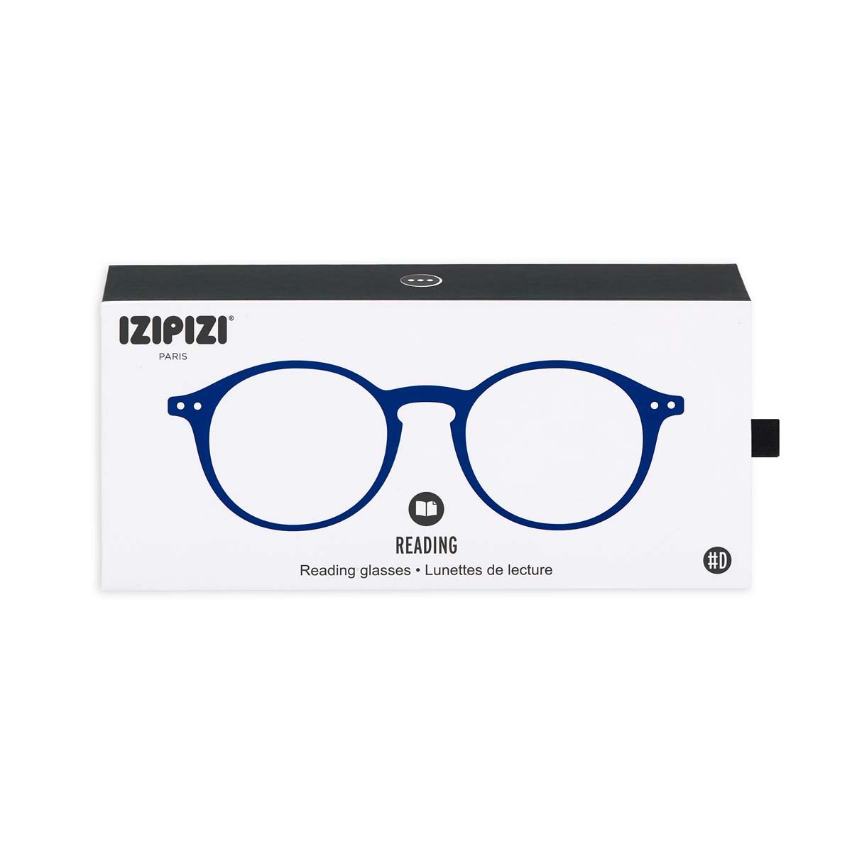 +2.00 Navy Circular Reading Glasses