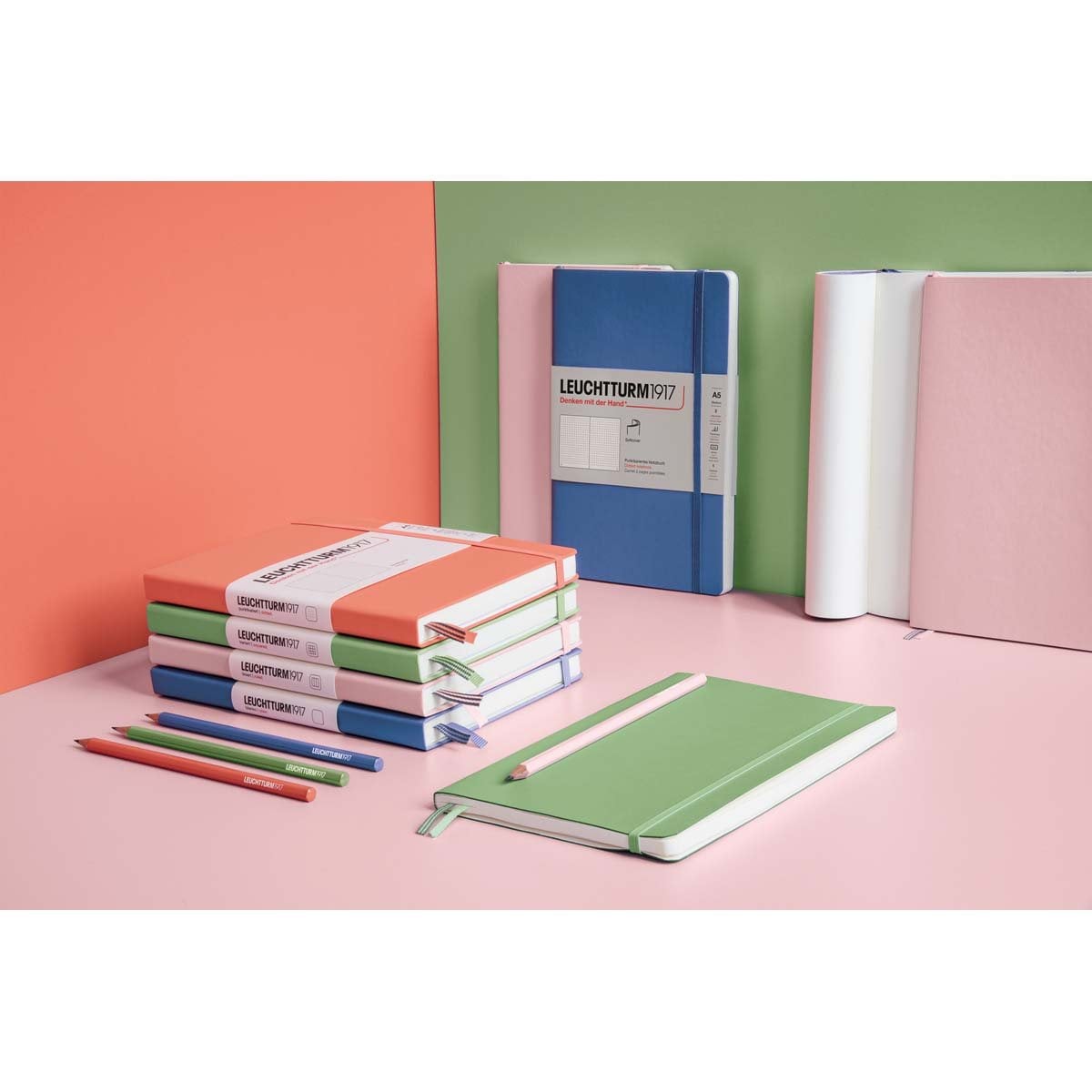Powder Medium Ruled Notebook