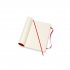 Scarlet Red Plain Soft Notebook L