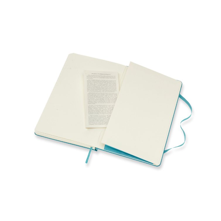 Reef Blue Ruled Hard Notebook Large