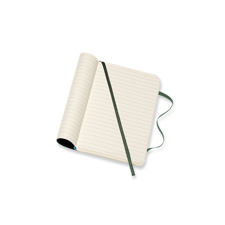 Myrtle Green Pocket Ruled Sofcover Notebook