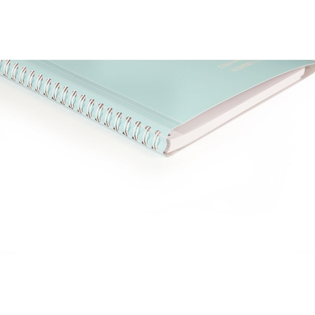 Mint A4 Wirebound Koverbook Blush