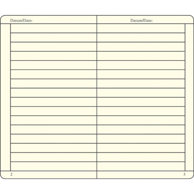 Black Medium Ruled Notebook                                         