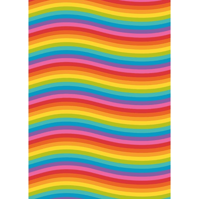 Rainbow Stripe 3M Rollwrap