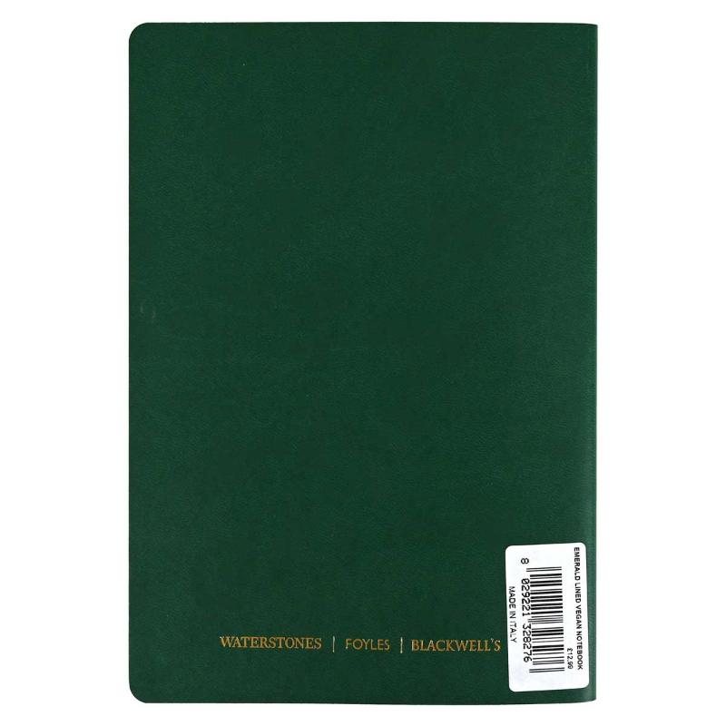 Emerald Lined Vegan A5 Notebook