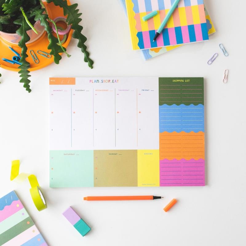 Food Planner & Tear Off Shopping List
