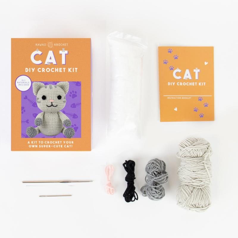 Cat Diy Crochet Kit