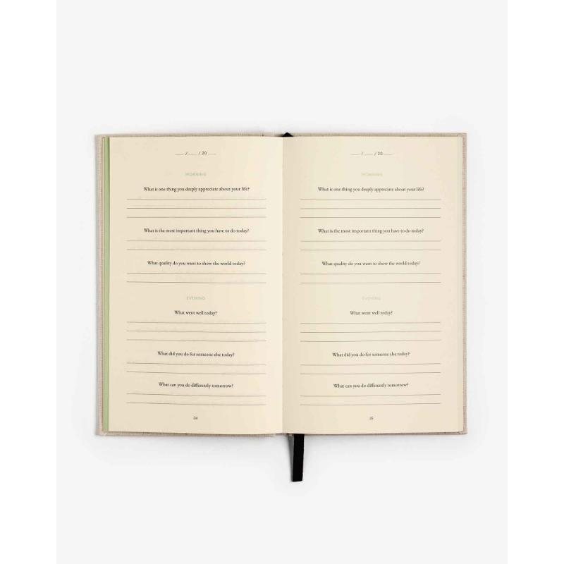 The Three Question Journal Green